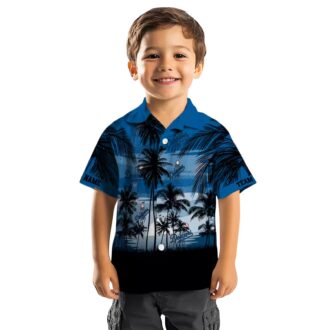 Dodgers Sunset Scene Hawaiian Shirt - Blue & Black Summer Vacation Wear