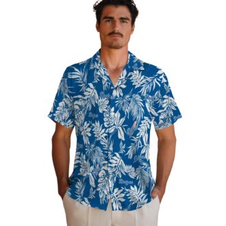 Dodgers Tropical Leaf Hawaiian Shirt - MLB Summer Beach Fan Apparel