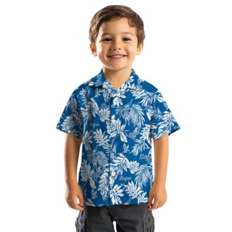 Dodgers Tropical Leaf Hawaiian Shirt - MLB Summer Beach Fan Apparel
