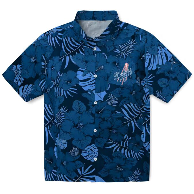 Los Angeles Dodgers Beach Shirt - Jungle Vibes Aloha Style for MLB Fans USA