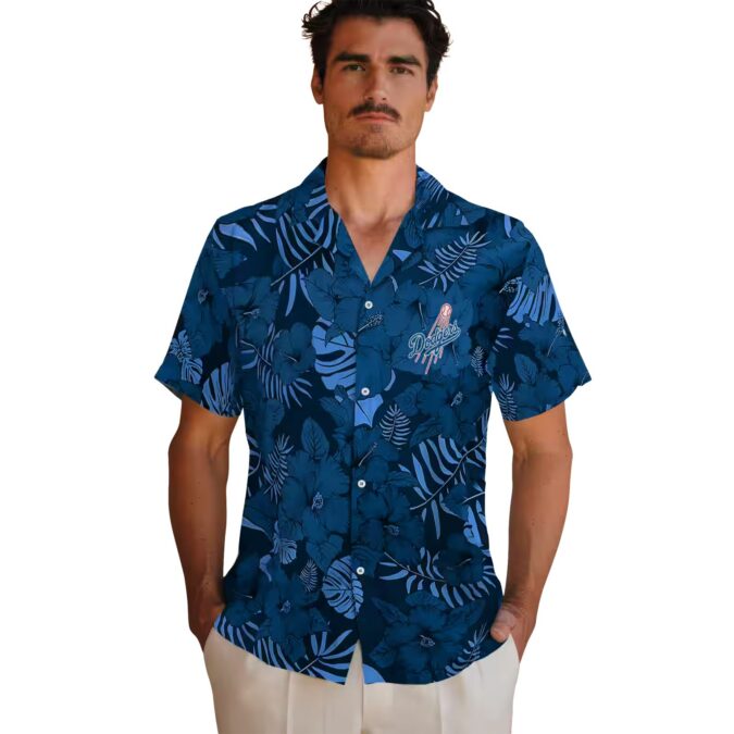 Los Angeles Dodgers Beach Shirt - Jungle Vibes Aloha Style for MLB Fans USA