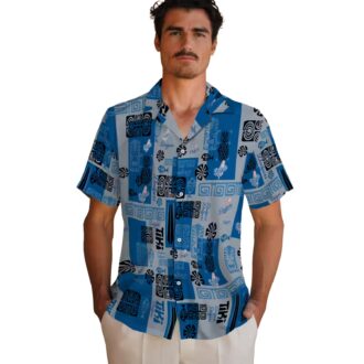 MLB Los Angeles Dodgers Blue Hawaiian Shirt - Tribal Summer Vacation Outfit