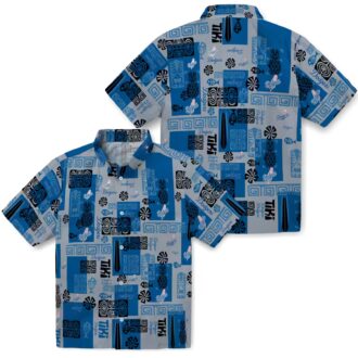 MLB Los Angeles Dodgers Blue Hawaiian Shirt - Tribal Summer Vacation Outfit