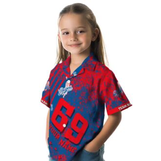 Personalized Dodgers Hawaiian Shirt - Blue Aloha Floral MLB Apparel for Men & Women