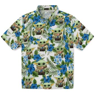 Yoda Green Dodgers Aloha Hawaiian Shirt - Official Tropical MLB Fan Apparel