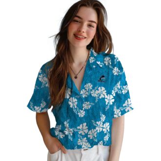 Best Miami Marlins Summer Hawaiian Shirt with Hibiscus Clusters Style