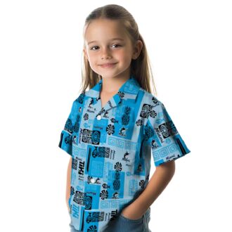 Miami Marlins Blue Floral Hawaiian Shirt - MLB Summer Vacation Outfit