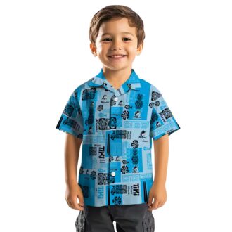 Miami Marlins Blue Floral Hawaiian Shirt - MLB Summer Vacation Outfit