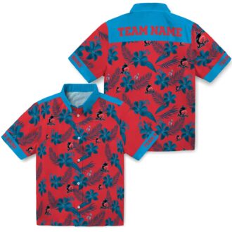 Miami Marlins Floral Print Hawaiian Shirt - 2025 Summer Fan Favorite