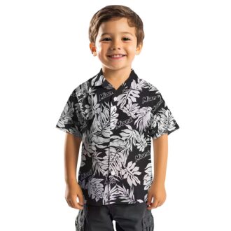 Miami Marlins Monstera Leaf Pattern Hawaiian Shirt - MLB Tropical Summer Shirt for Men