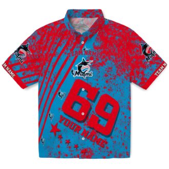 Miami Marlins Star Stripes Hawaiian Shirt for Men - Tropical MLB Beachwear & Game Day Outfit