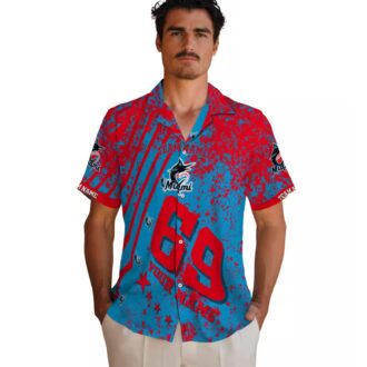 Miami Marlins Star Stripes Hawaiian Shirt for Men - Tropical MLB Beachwear & Game Day Outfit