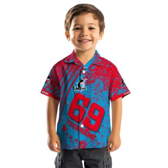 Miami Marlins Star Stripes Hawaiian Shirt for Men - Tropical MLB Beachwear & Game Day Outfit