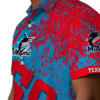 Miami Marlins Star Stripes Hawaiian Shirt for Men - Tropical MLB Beachwear & Game Day Outfit