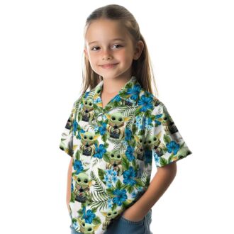 Miami Marlins Yoda Hawaiian Shirt - MLB Tropical Summer Beachwear for Men
