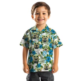Miami Marlins Yoda Hawaiian Shirt - MLB Tropical Summer Beachwear for Men