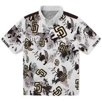 Custom Padres Tropical Hawaiian Shirt for Summer - Botanical Style