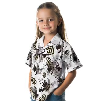 Custom Padres Tropical Hawaiian Shirt for Summer - Botanical Style