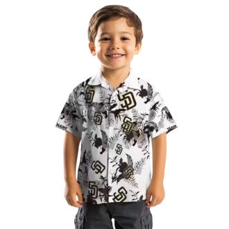 Custom Padres Tropical Hawaiian Shirt for Summer - Botanical Style