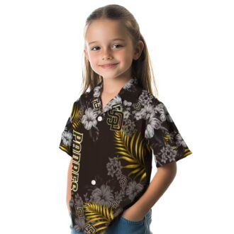 Limited Edition San Diego Padres Hawaiian Shirt - Brown Hibiscus Summer Print for Fans