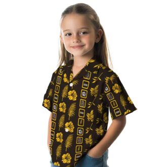 MLB San Diego Padres Hawaiian Shirt - Brown Palm Print for Tailgate Party
