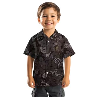 MLB San Diego Padres Jungle Vibes Brown Hawaiian Shirt - Summer Beach Shirt for Fans