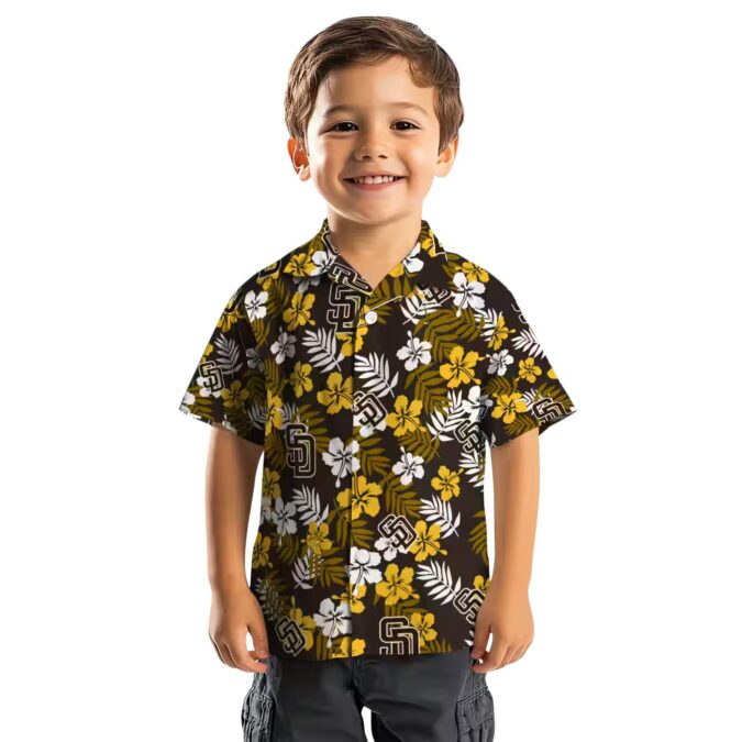 MLB San Diego Padres Tropical Floral Hawaiian Shirt - Perfect Summer Beachwear