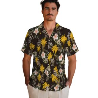 Official San Diego Padres Palm Tree Hawaiian Shirt - Brown MLB Summer Shirt for Fans