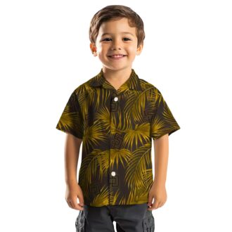 Padres Leafy Palms Brown Hawaiian Shirt - Official MLB San Diego Fan Shirt for Summer Vibes
