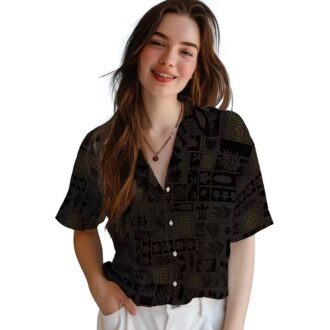 San Diego Padres Brown & Black Tropical Hawaiian Shirt - Perfect Gift for MLB Fans