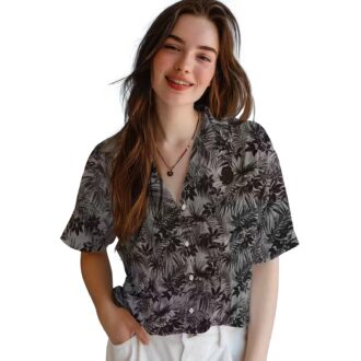 San Diego Padres Brown Tropical Hawaiian Shirt - Leafy Print for MLB Game Days
