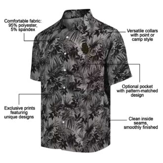 San Diego Padres Brown Tropical Hawaiian Shirt - Leafy Print for MLB Game Days