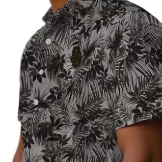 San Diego Padres Brown Tropical Hawaiian Shirt - Leafy Print for MLB Game Days