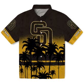 San Diego Padres Hawaiian Shirt for Men - Sunset Theme Summer Gift