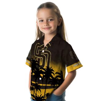 San Diego Padres Hawaiian Shirt for Men - Sunset Theme Summer Gift