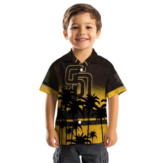 San Diego Padres Hawaiian Shirt for Men - Sunset Theme Summer Gift