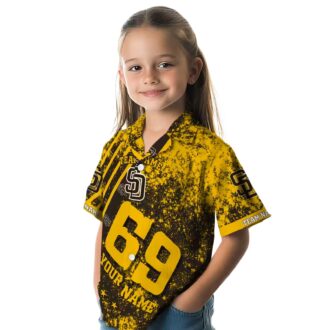 San Diego Padres Star Stripes Aloha Button Up Shirt - Personalized Brown Summer Wear for MLB Fans
