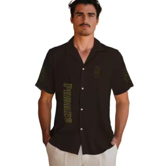 San Diego Padres Stuart Minion Brown Hawaiian Shirt - Perfect for Game Day & Summer Fun