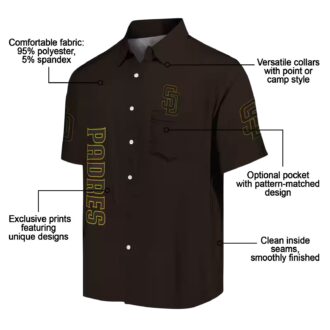 San Diego Padres Stuart Minion Brown Hawaiian Shirt - Perfect for Game Day & Summer Fun