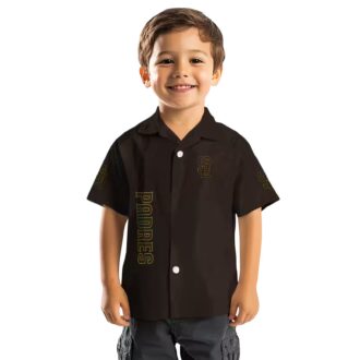 San Diego Padres Stuart Minion Brown Hawaiian Shirt - Perfect for Game Day & Summer Fun