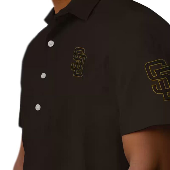 San Diego Padres Stuart Minion Brown Hawaiian Shirt - Perfect for Game Day & Summer Fun