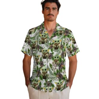San Diego Padres Yoda Green Hawaiian Shirt - Tropical MLB Fan Gear for Beach & Summer Parties