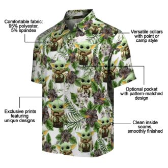 San Diego Padres Yoda Green Hawaiian Shirt - Tropical MLB Fan Gear for Beach & Summer Parties