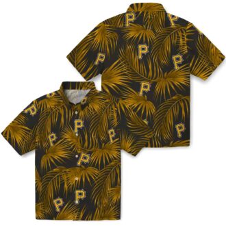 MLB Pittsburgh Pirates Leafy Palms Shirt - Summer Aloha Hawaiian Shirt for Fans