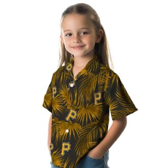 MLB Pittsburgh Pirates Leafy Palms Shirt - Summer Aloha Hawaiian Shirt for Fans