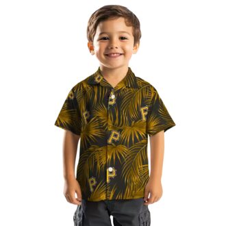 MLB Pittsburgh Pirates Leafy Palms Shirt - Summer Aloha Hawaiian Shirt for Fans