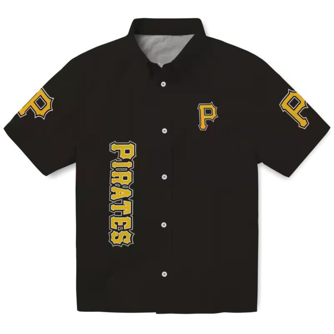 MLB Pittsburgh Pirates Stuart Minion Black Hawaiian Shirt for Fans - Summer Beach Fashion