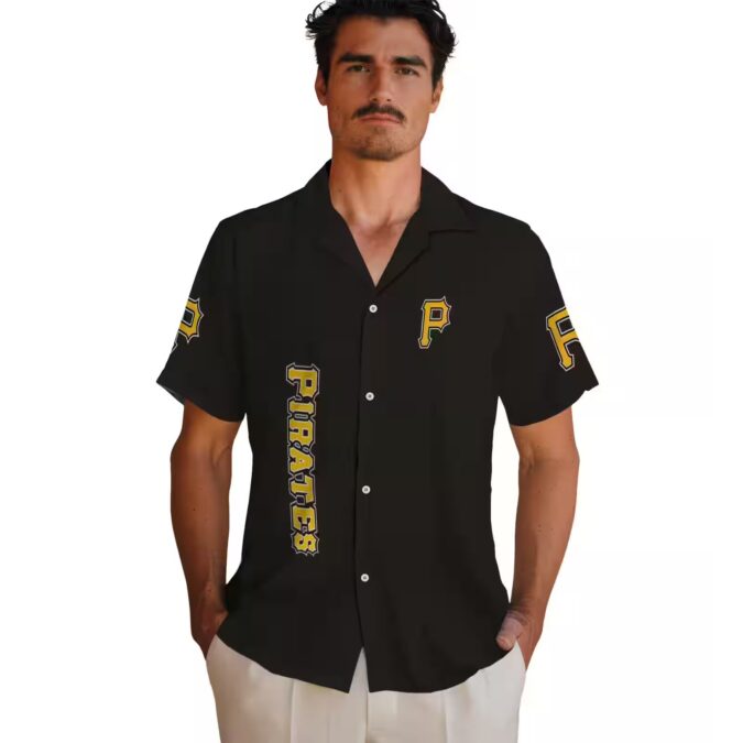 MLB Pittsburgh Pirates Stuart Minion Black Hawaiian Shirt for Fans - Summer Beach Fashion