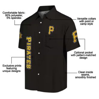 MLB Pittsburgh Pirates Stuart Minion Black Hawaiian Shirt for Fans - Summer Beach Fashion