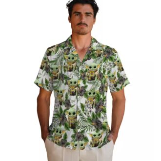 Official Pittsburgh Pirates Tropical Yoda Green Hawaiian Shirt - MLB Fan Summer Style